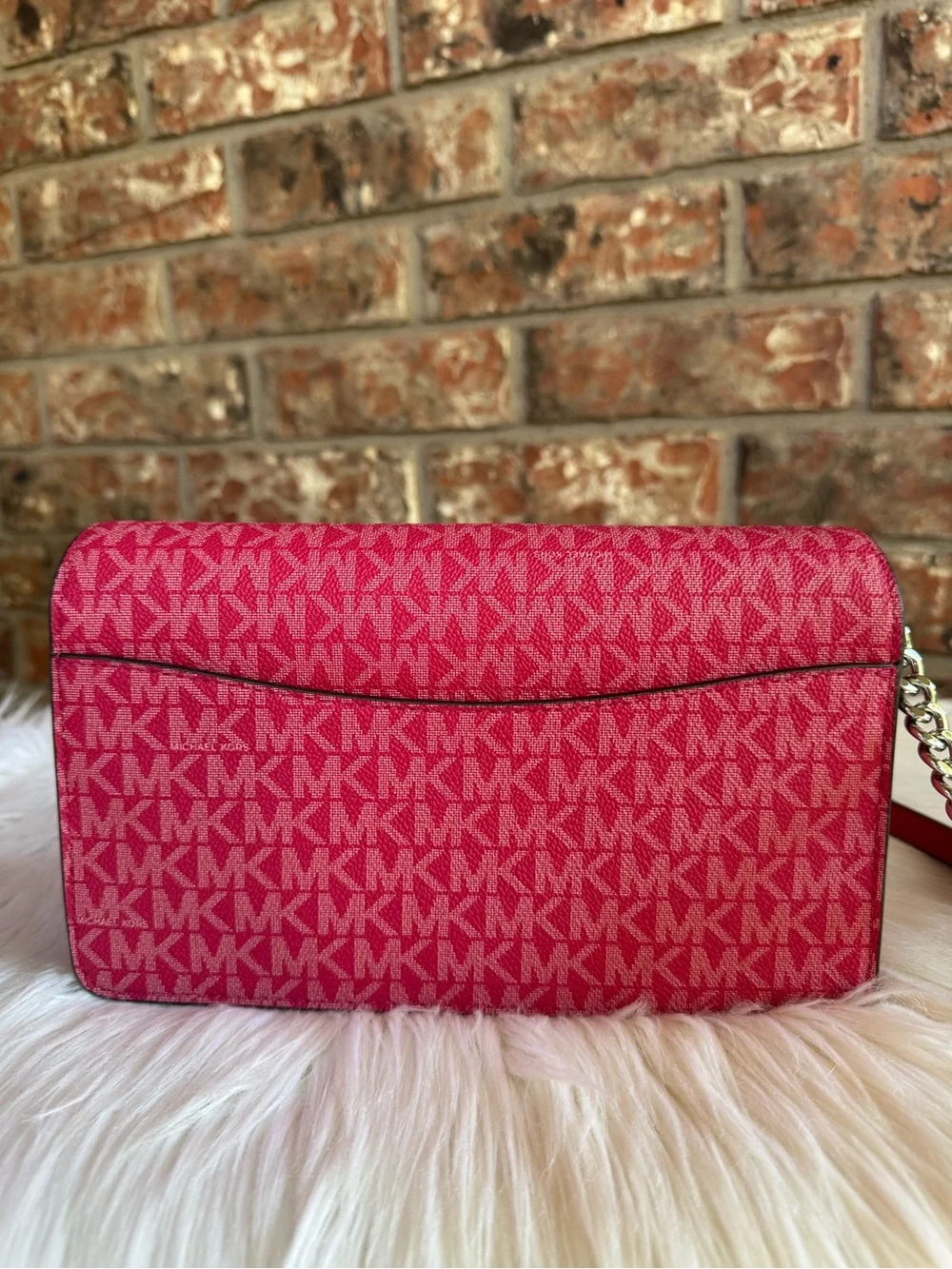 Michael Kors Pink Signature Crossbody Bag